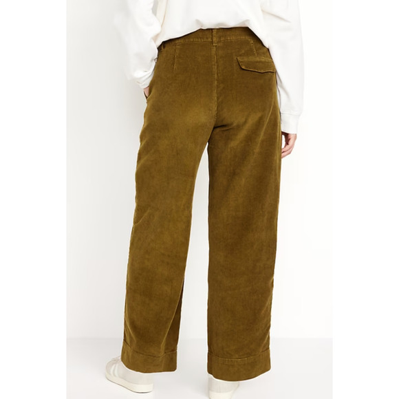 Old Navy Womens High-Waisted Corduroy Wide-Leg Pants - Picture 5 of 8